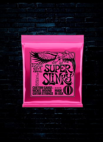 Ernie Ball 2223 Nickel Wound Electric Strings - Super Slinky (9-42)