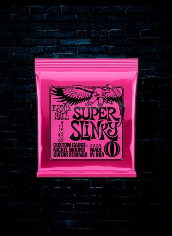 Ernie Ball 2223 Nickel Wound Electric Strings - Super Slinky (9-42)