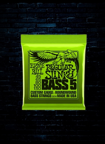 Ernie Ball 2836 Nickel Wound Electric Bass Strings - 5-String Regular Slinky (45-130)