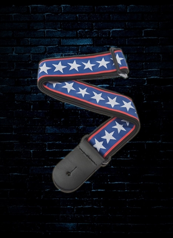 Planet Waves 50A10 Woven Guitar Strap - Stars & Stripes