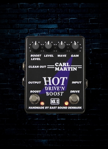 Carl Martin Hot Drive'n Boost Distortion Pedal