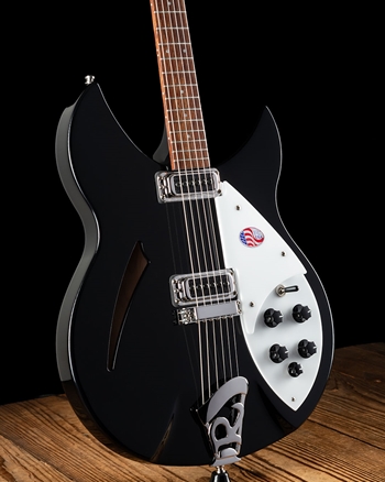 ギター Rickenbacker 330 Jetglo Rickenbacker 330 Thinline Semi-Hollow Electric Guitar