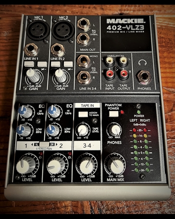 Mackie 402-VLZ3 - 4-Channel Compact Mixer *USED*