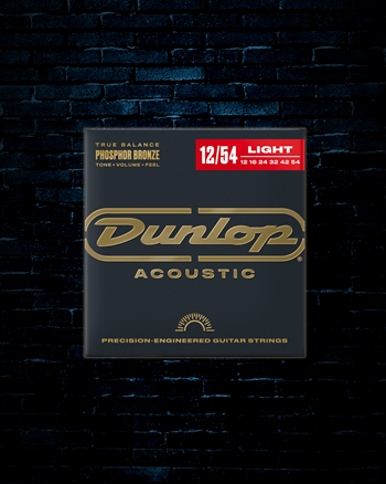 Dunlop Phosphor Bronze Acoustic Strings - Light (12-54)