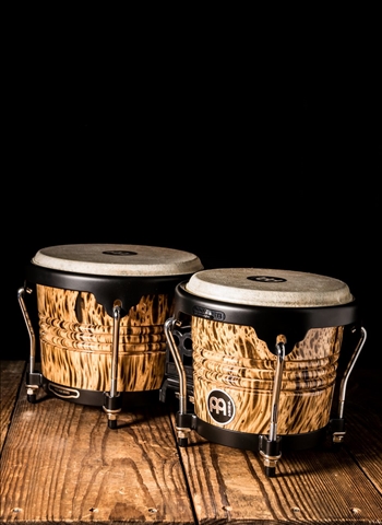 Meinl FWB190LB - Marathon Designer Series Wood Bongos - Leopard Burl