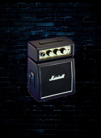 Marshall MS-2 - 1 Watt Mini Guitar Half Stack - Black