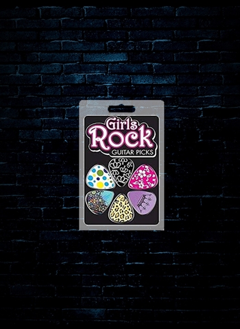 Hot Picks USA Girls Rock Guitar Picks (6 Pack)