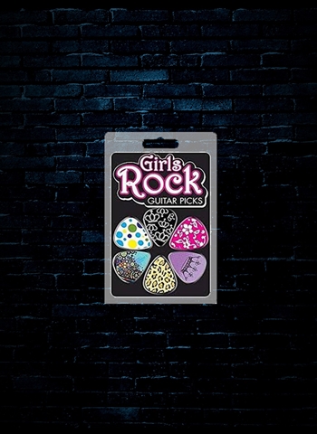 Hot Picks USA Girls Rock Guitar Picks (6 Pack)