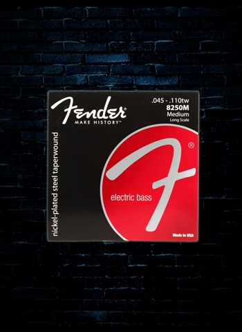 Fender 8250 Nickel Plated Steel Bass Strings - Medium (45-110TW)