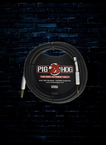 PigHog RH186 - 18.6' 8mm Instrument Cable - Black