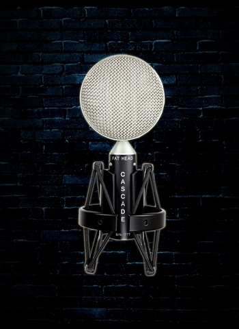 Cascade FAT HEAD Short Ribbon Microphone - Black Body/Silver Grill