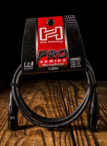 Hosa HMIC-005 - 5' REAN XLR3F to XLR3M Pro Microphone Cable