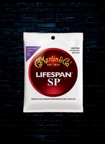 Martin MSP7050 SP Lifespan 92/8 Phosphor Bronze - Custom Light (11-52)