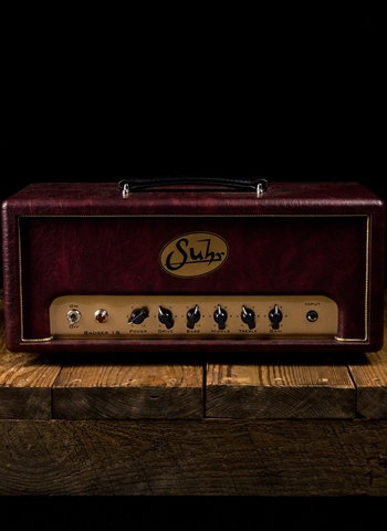 Suhr Badger 18 - 18 Watt Guitar Head - Burgundy