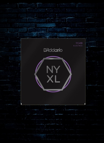 D'Addario NYXL1149 - NYXL Nickel Wound Electric Strings - Medium (11-49)