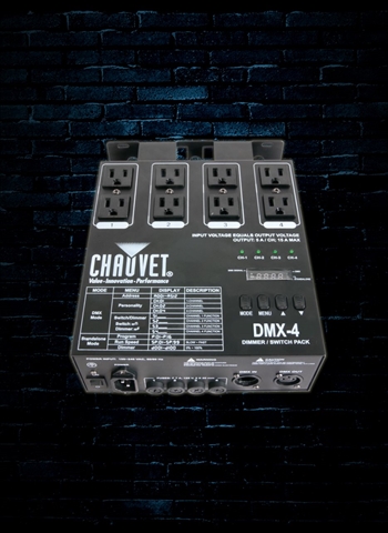 Chauvet DJ DMX-4 - 4-Channel Dimmer/Switch Pack