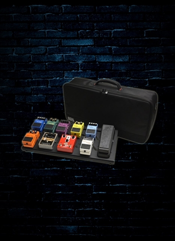 Gator GPB-BAK-1 Large Black Aluminum Pedalboard with Bag