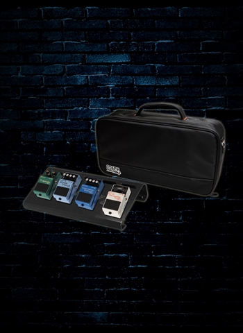 Gator GPB-LAK-1 Small Black Aluminum Pedalboard with Bag