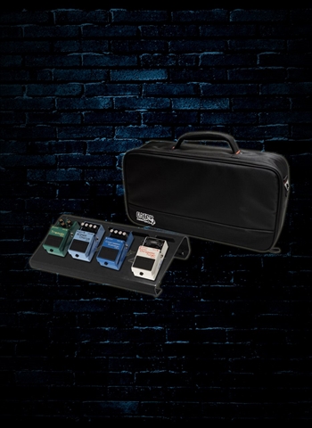 Gator GPB-LAK-1 Small Black Aluminum Pedalboard with Bag