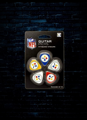 Woodrow GPNFL-25 Pittsburgh Steelers Guitar Picks (10 Pack)