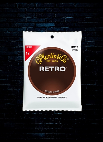 Martin MM12 Retro Nickel Acoustic Strings - Light (12-54)