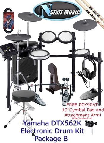 Yamaha DTX562K Electronic Drum Kit Package B