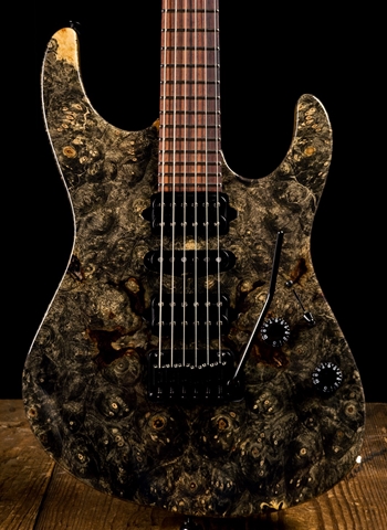 Suhr Modern Custom Buckeye Burl Maple/Black Limba - Natural