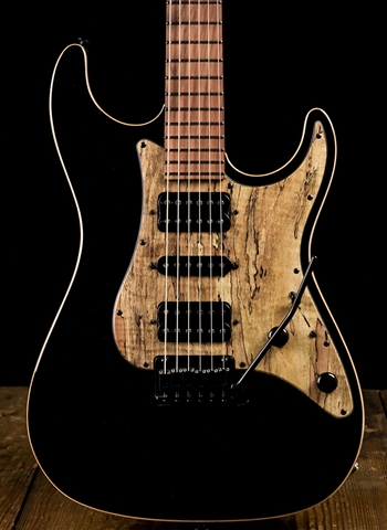 Suhr Standard Custom Plain Maple/Roasted Maple - Black