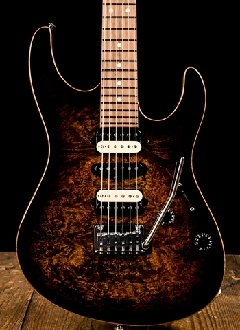 Suhr Modern Custom Burl Maple/Black Limba - Bengal Burst