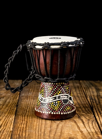 Meinl HDJ6-XXS African Style Mini Djembe - Dark Serpent