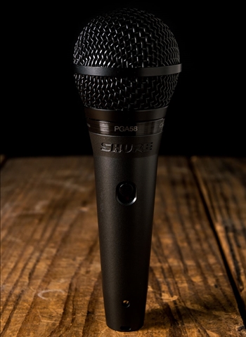 Shure PGA58-XLR Cardioid Dynamic Vocal Microphone