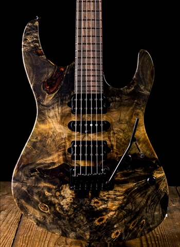 Suhr Modern Carve Top Custom Buckeye Burl Maple/Cocobolo - Natural