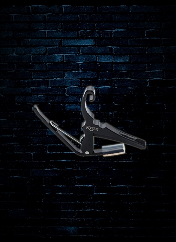 Kyser KG6B - 6-String Acoustic Quick-Change Capo - Black