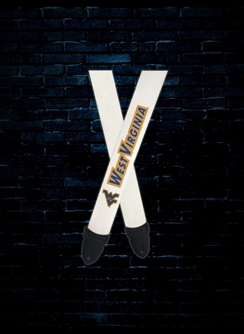 SHS Audio CGS-WV College Guitar Strap - West Virginia
