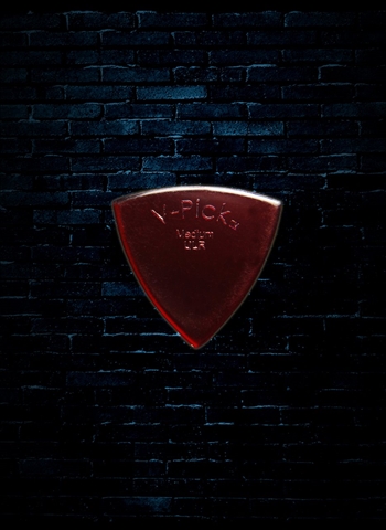 V-Picks 0.8mm Medium Pointed Ultra Lite Pick - Ruby Red