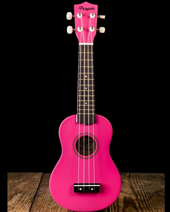 Amahi PGUKPI Penguin Soprano Ukulele - Pink