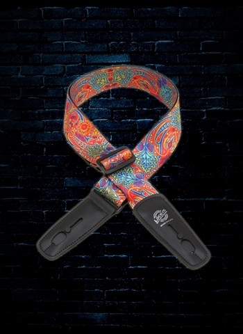 Lock-It LIS 035 BM-5 - 2" Bob Masse Series Guitar Strap - Summer Of Love