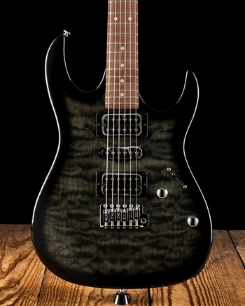 Ibanez RG Gio GRX70QA - Transparent Black Sunburst