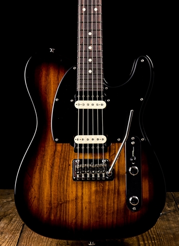 Suhr Classic T 24 Custom - Dark Brown Burst