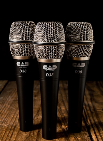CAD Audio D38X3 - D38 Supercardioid Dynamic Instrument Microphone