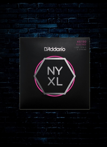 D'Addario NYXL45130 - NYXL Bass Strings - 5-String Regular Light (45-130)