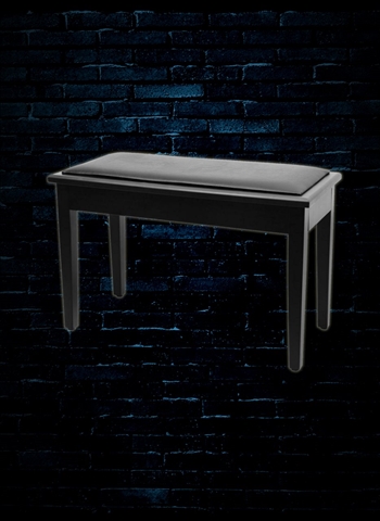 On Stage KB8904B Deluxe Piano Bench with Storage Compartment