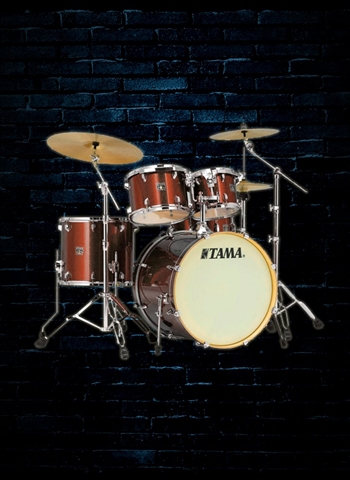 Tama CK52KS Superstar Classic 5-Piece Drum Set - Bright Orange Sparkle