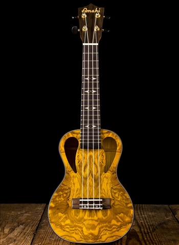 Amahi C-10 African Burl Concert Ukulele - Natural | NStuffmusic.com