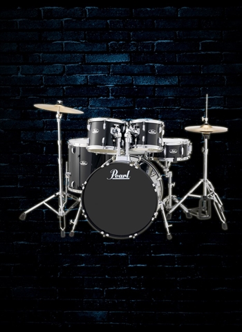 Pearl RS525SC/C Roadshow 5-Piece Drum Set - Jet Black