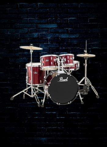 Pearl RS525SC/C Roadshow 5-Piece Drum Set - Red Wine