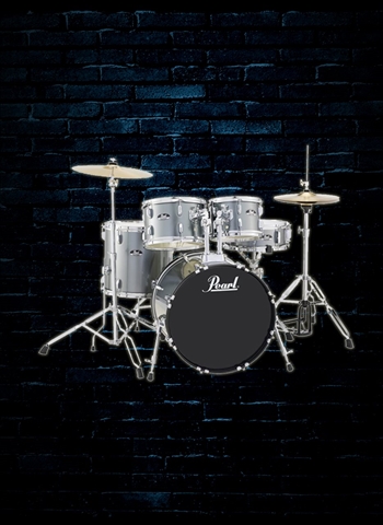 Pearl RS525SC/C Roadshow 5-Piece Drum Set - Charcoal Metallic