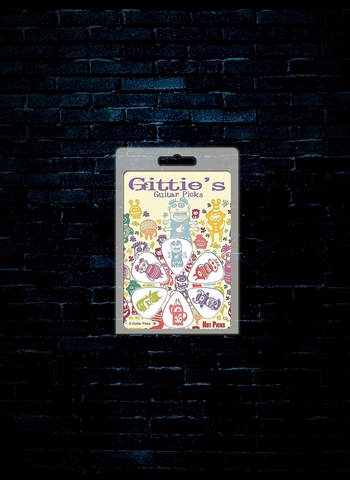 Hot Picks Gittie's Cree-Tures Guitar Picks (6 Pack)