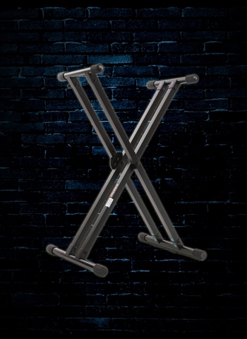 On Stage KS8291 Lok-Tight Pro Double-X ERGO-LOK Keyboard Stand