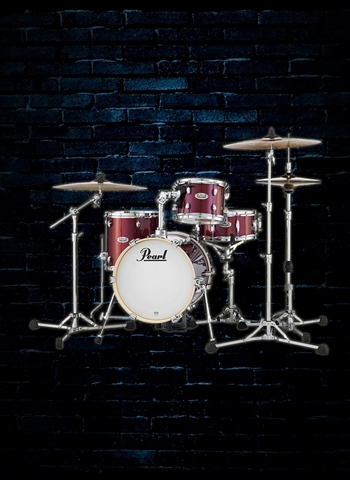 Pearl MDT764PBG/C - Midtown 4-Piece Drum Set with Bag - Black Cherry Glitter